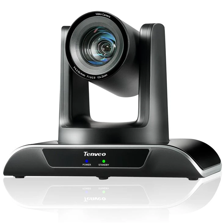 Cámara de transmisión en vivo PTZ con zoom óptico 12X, cámara IP con USB HDMI SDI RJ45