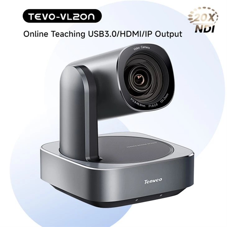 20x óptico Zoom FHD Cámara de transmisión en vivo Poe NDI compatible con
