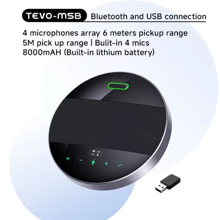 Altavoz inalámbrico USB para conferencias con Bluetooth