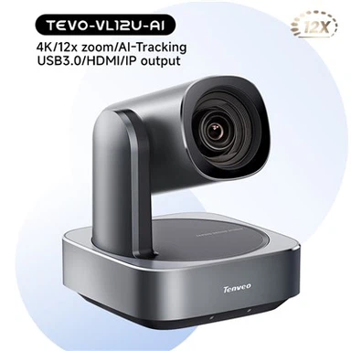 Cámara PTZ 4K con ZOOM 12X para conferencias y transmisión en vivo