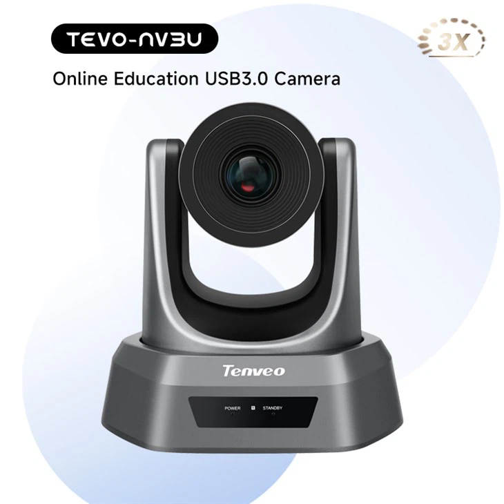 Cámara de video USB con zoom 3x para transmisión en vivo