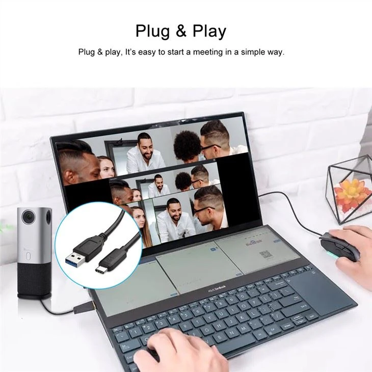 360 Degree Wide Angle Video Conference Camera Smart Capture And Trace