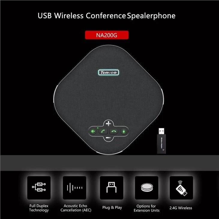 5M USB Free Drive Radios Portable Conference Call Speaker