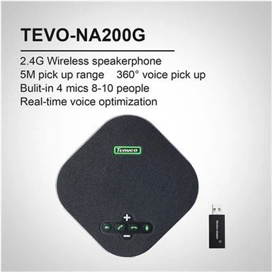Altavoz USB TEVO-NA200G para teleconferencias y llamadas a reuniones