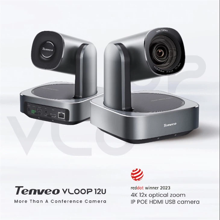 12X ZOOM 4K PTZ Camera Using for Conferencing and Live Streaming